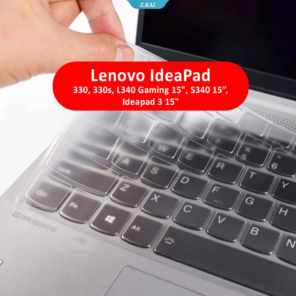 15.6 " Laptop Protetor Da Pele Para Lenovo Ideapad 330 , 330 S , L340 Gaming , S340 , Idéiapad 3 Novo Teclado Capa De Silicone (ZK)