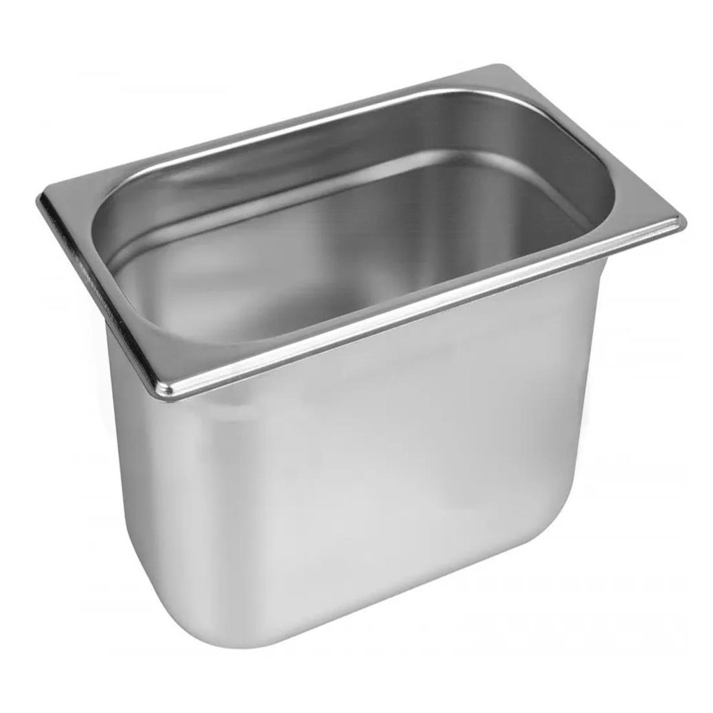 Cuba Gn Inox Gastronomica 1/4 X 150 Rechaud Buffet Sem Alca
