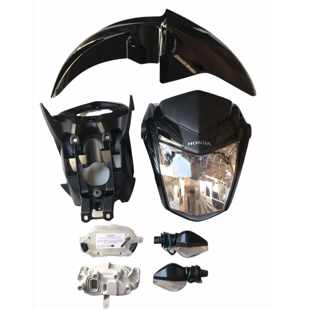 Frente Titan CG FAN,START,TITAN 150 E 160 2014 Á 2021 Completa+ Carcaça Do Painel E Paralama
