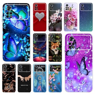 Capa De Celular Com Estampa De Borboleta Colorida Para Xiaomi Poco X4 M4 Pro 5G M4Pro 2022