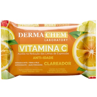 Dermachem Lenço Demaquilante Vitamina C Anti-idade