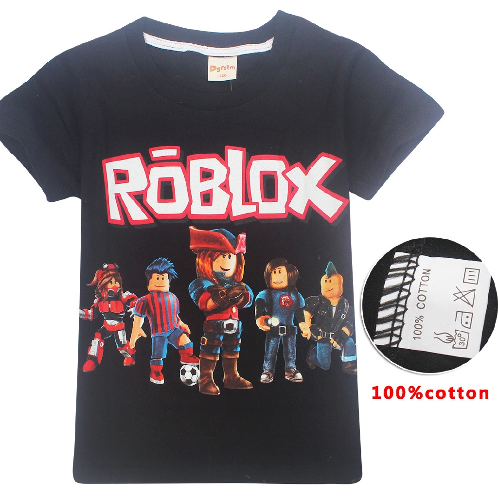 L S Camiseta Infantil Roblox Verao Algodao Manga Curta Shopee Brasil - melhor camisa roblox
