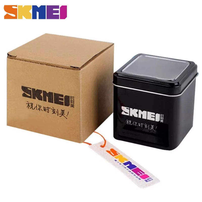 SKMEI Oficial Caixa de Ferro Oficial / Original da Marca SKMEI para Presente