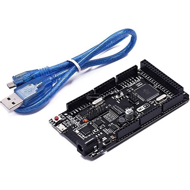 MEGA + WIFI R3 Atmega2560+ ESP8266 32MB Usb-ttl Ch340g + CABO USB