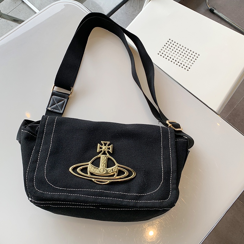 Bolsa De Ombro/Transversal Feminina Simples Com Desenho De Planetas Para Viagem/Moeda