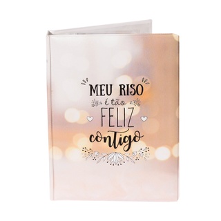 Álbum Fotográfico 15x21 para 100 Fotos MEU RISO Feliz Bokeh Adulto