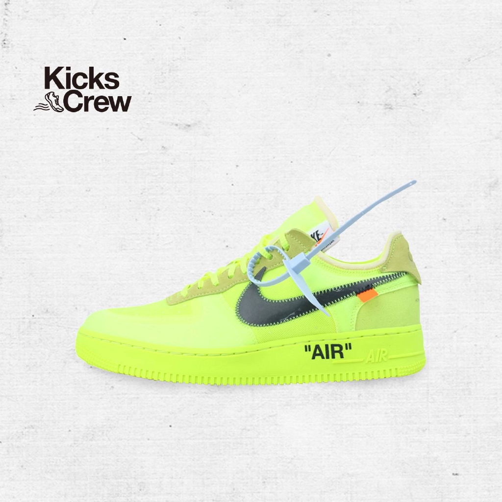 nike air force verde fluorescente