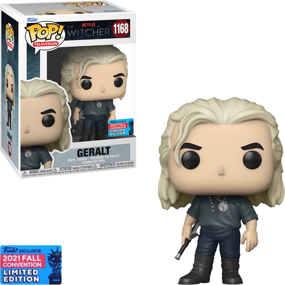 Funko Pop The Witcher Nycc 2021 Exclusive - Geralt 1168 Novo Original em Oferta na Shopee