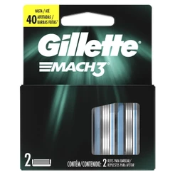 Carga Para Lâmina De Barbear Gillette Mach3 - 2 unidades