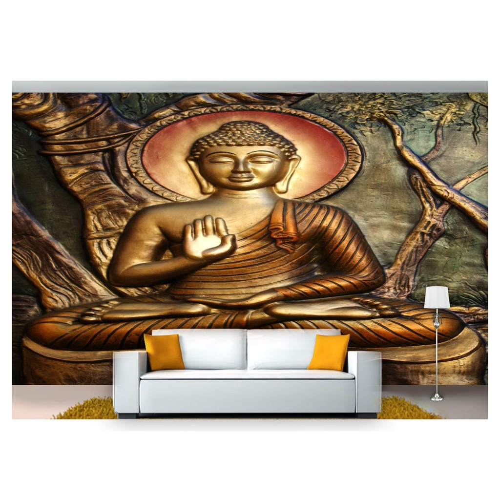 papel de parede Religioso Buda Budismo 3D 10m² RL62
