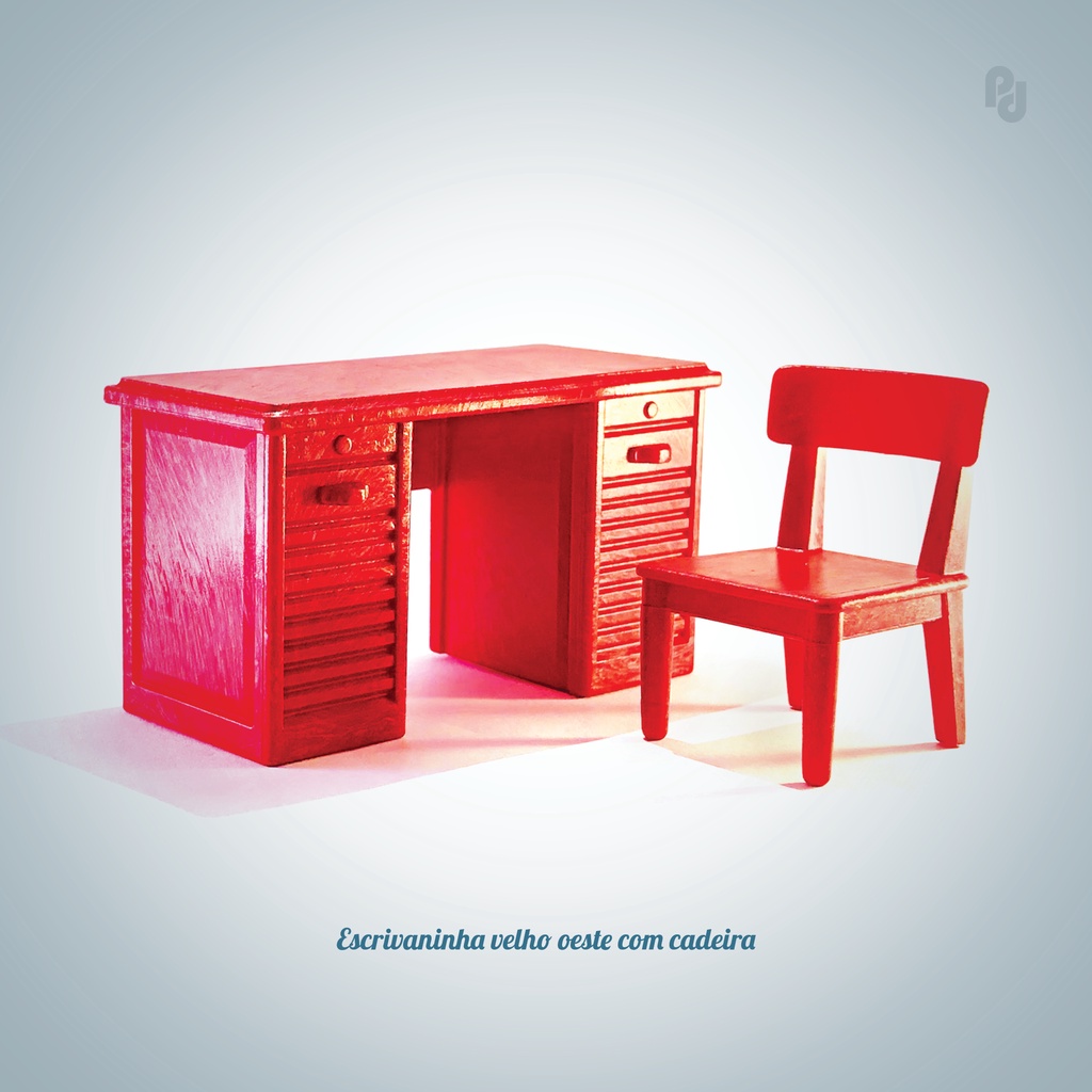 PD – Playmobil – Western – Escrivaninha velho oeste com cadeira