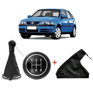 Coifa de Cambio Cromada Gol G3 + Brinde Coifa do Freio de Mão em Oferta na Shopee