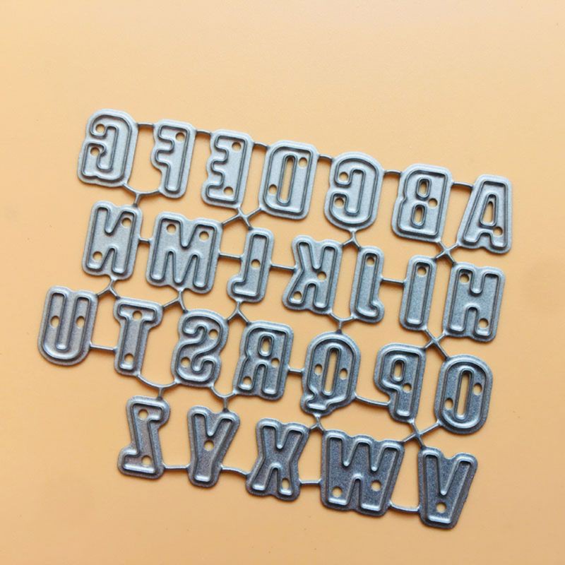 Sss Letra Do Alfabeto Do Metal Corte Morre Estêncil Scrapbooking Álbum Selos Cartão Embossing Decor Craft em Oferta na Shopee