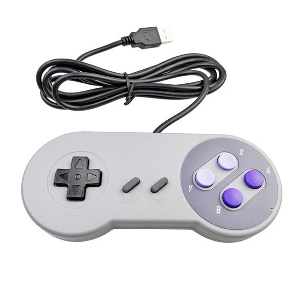 Controle Usb Super Nintendo Snes Emulador Computador Pc Mac