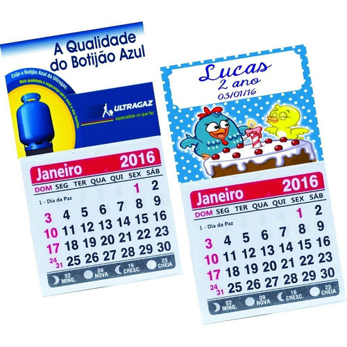 50 Calendário De 2026 Com Arte Personalizada