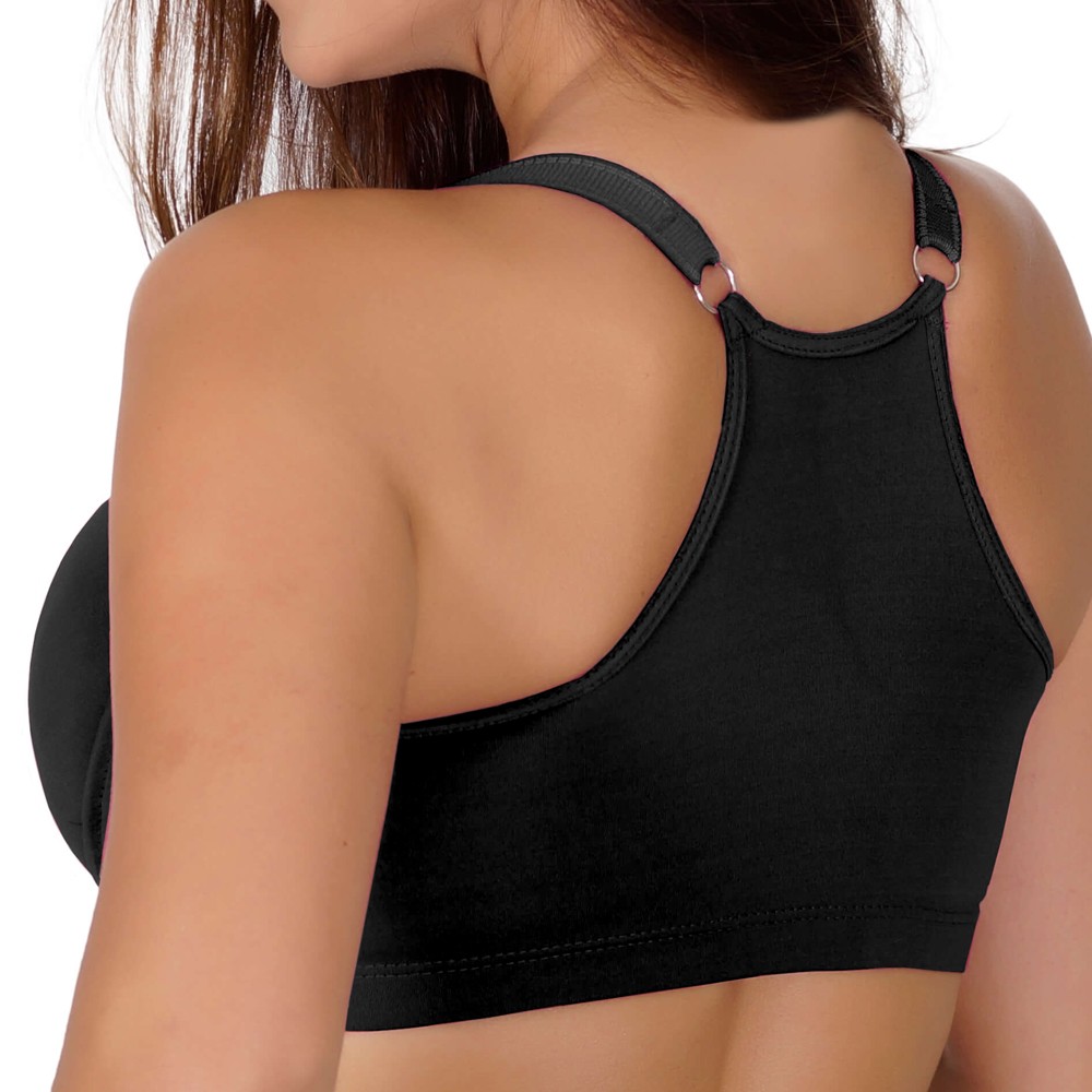 Sutiã Top Reforçado Nadador Microfibra Premium Com Bojo e Aro Lingerie M ao 52 Plus Size