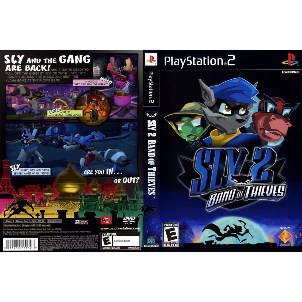 Sly Cooper coleção Jogos PS2 Shopee Brasil