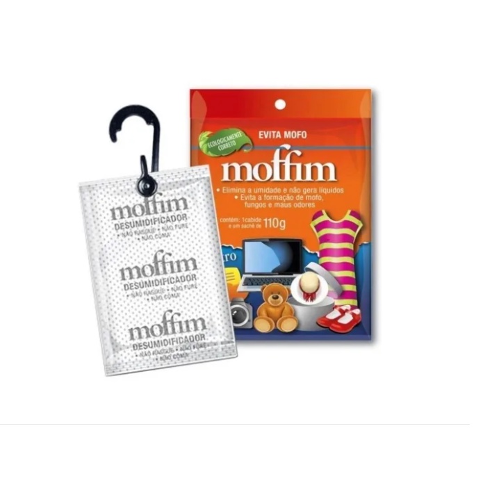 6/10 Antimofo Desumidificador Moffim 110g Roupeiro Closet