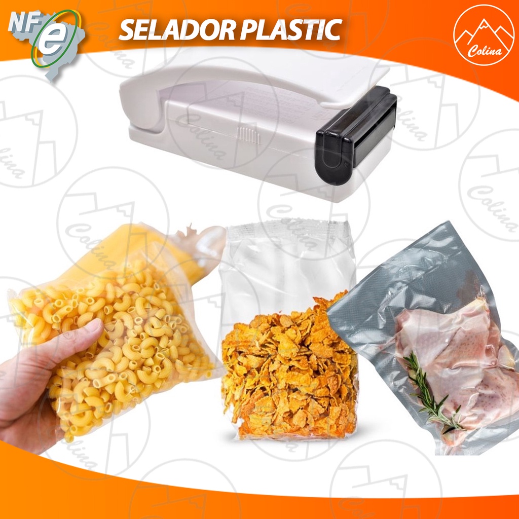 Mini Selador De Plastico Para Lacrar Embalagens