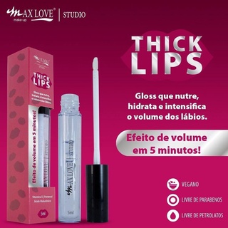 GLOSS THICK LIPS 200 EFEITO VOLUME MAX LOVE