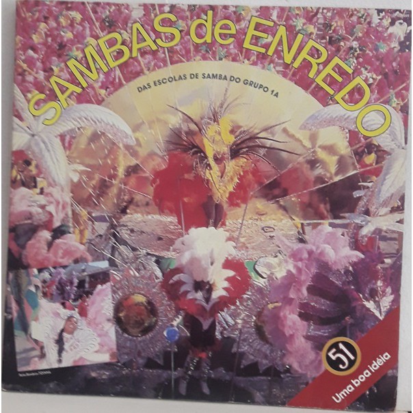 1114 Mvd- LP 1987- Sambas De Enredo Das Escolas De Samba Do Grupo 1ª Carnaval 88- Duplo- Música- Disco Vinil Original- Long Play LP- RCA Victor- 122.0001