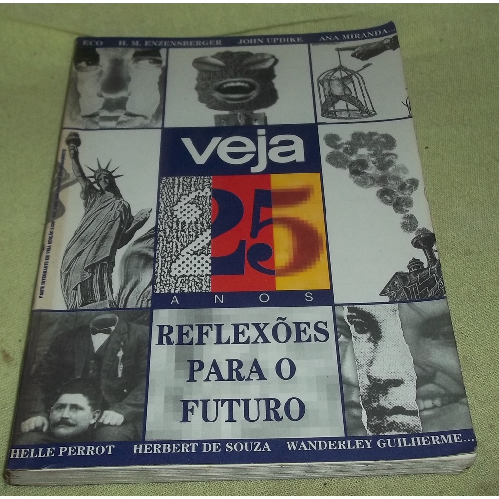 Livro Veja 25 anos - Reflexões para o Futuro  - H. M. Enzensgerber - Ana Miranda