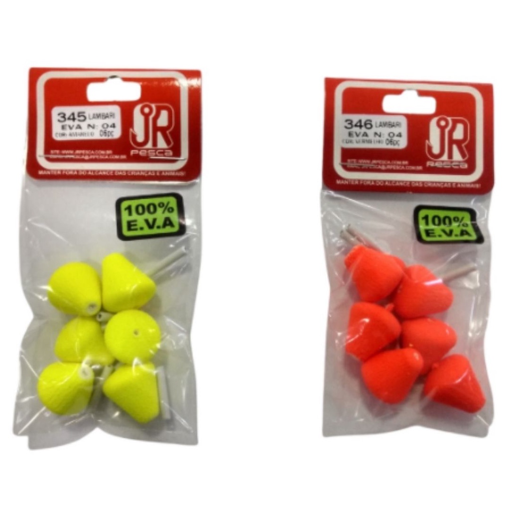 Boia Guia Lambari Caguera 100% EVA Para Pesca - JR PESCA