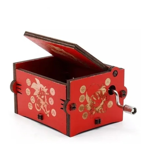 Caixinha De Musica Dragon Ball Gt Vermelha