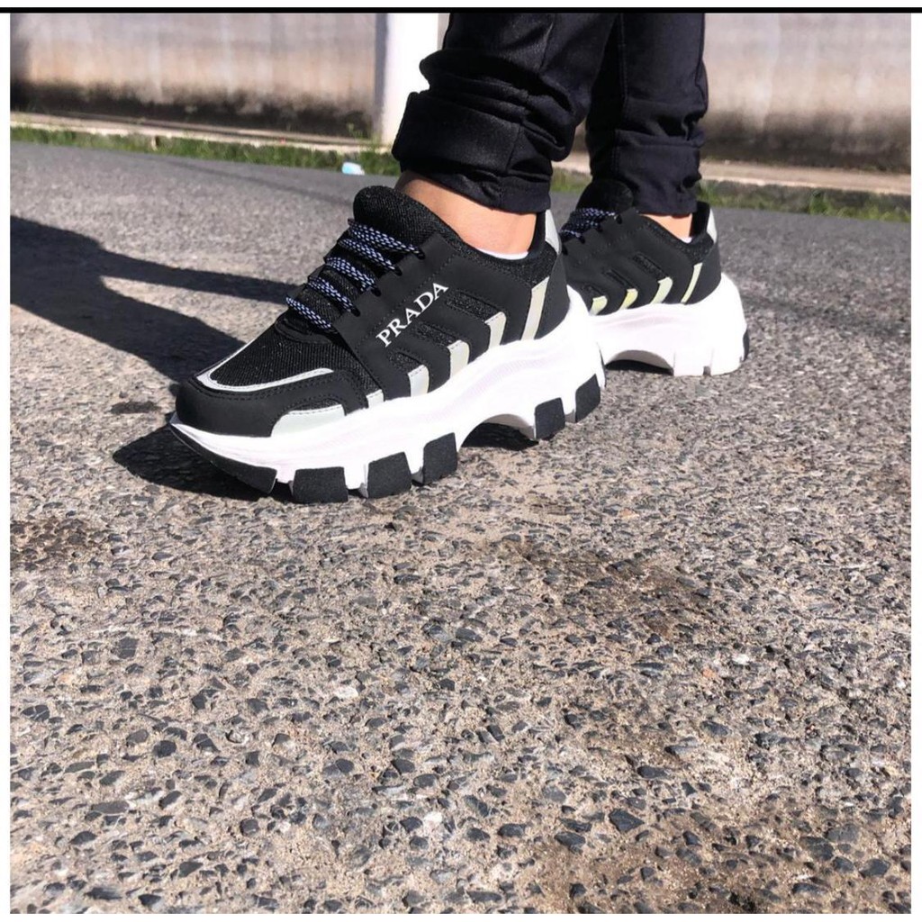 tenis prada block chunky