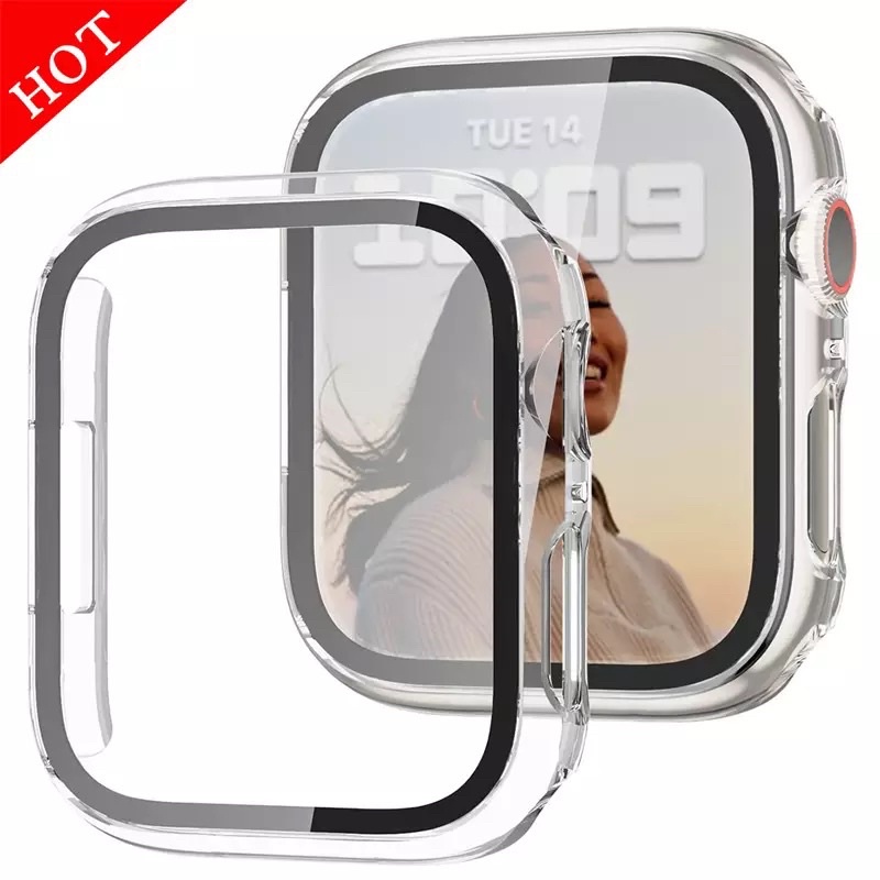 Capa Case capinha Bumper Pelicula De Vidro quadrado 360 Temperado