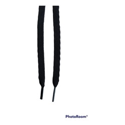 2 Pares Cadarço Para Tenis Achatado Preto Ou Branco 1,20m Adulto