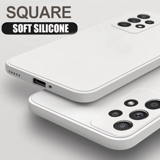 Capa Flexível De Silicone TPU Fashion Quadrada Para Samsung Galaxy A73/A53/A33/5G/A13