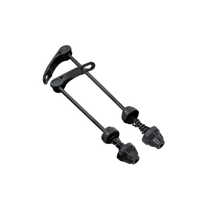Blocagem de Bike Bicicleta Dianteira e traseira Quick release Par Mtb Speed Preto