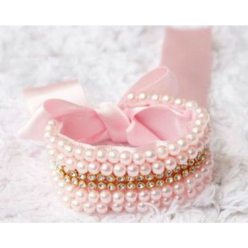 ✨ Acessório para Balé – Porta Coque Rosa Sofia ✨