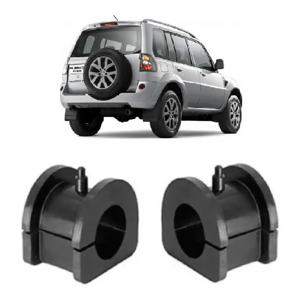 Par Bucha Barra Dianteira Pajero Tr4 2002 2003 2004 2005 e Pajero Io 1999 2000 2001 2002  23mm