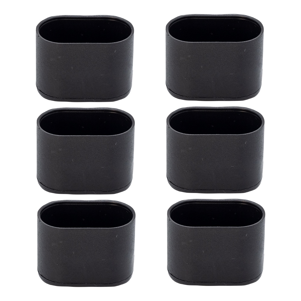 6 Uni Pe Protetor Ponteira Externa Oblonga Para Tubo 16x30mm