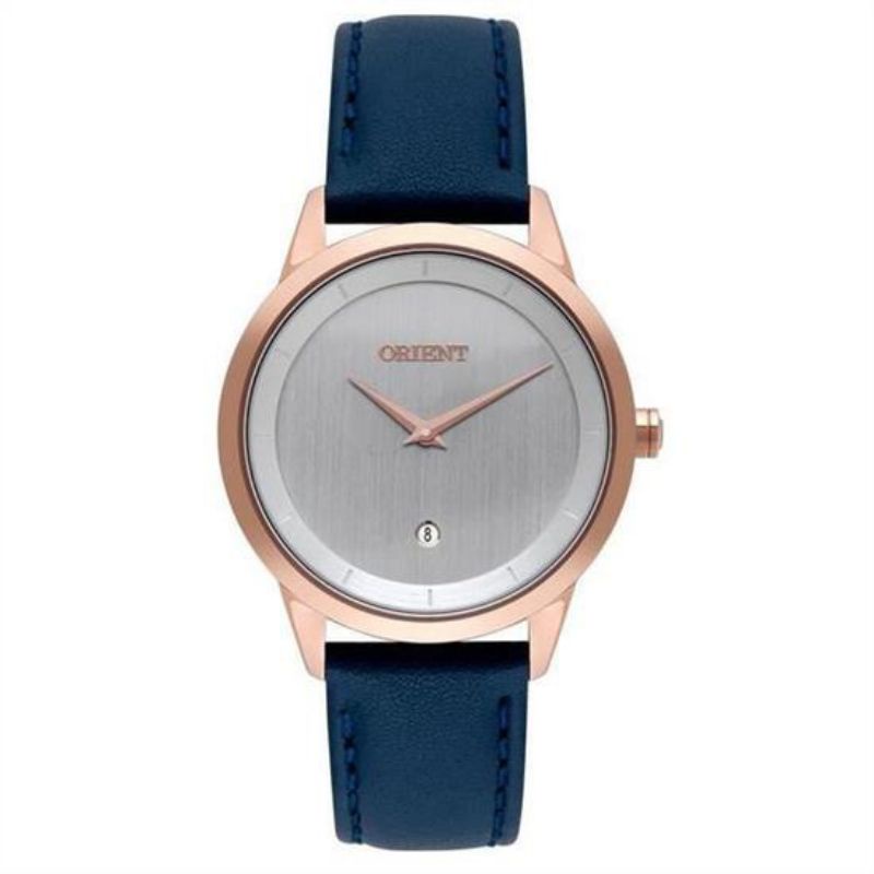 Relógio Orient Feminino Analógico Azul FRSC1010 S1AX Rosê