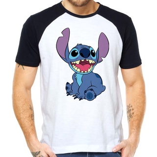 Camiseta Lilo E Stitch Desenho Tumblr Camisa Blusa Raglan