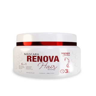 MÁSCARA HIDRATANTE CUIDADO PROFUNDO RENOVA HAIR 300g TOPMIX PROFISSIONAL