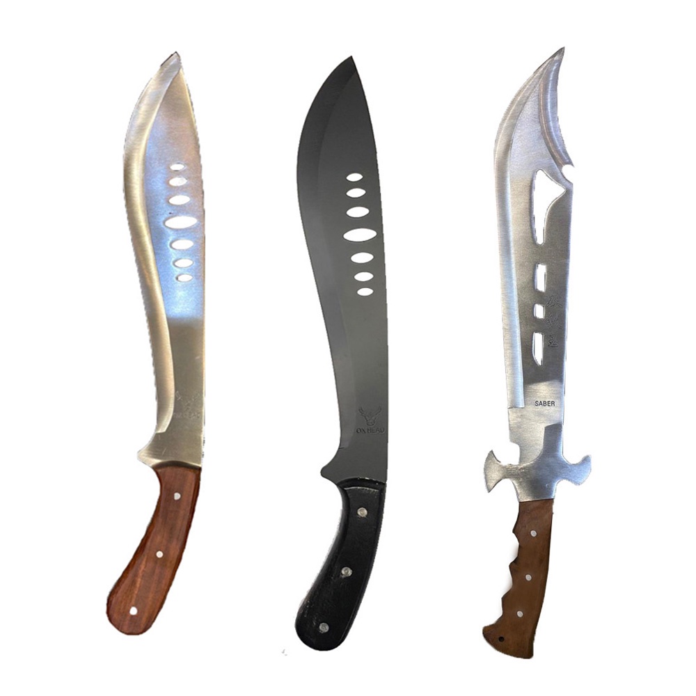 Facão Medieval Militar Camping Pesca Caça Faca Grande Tática Full Tang Cortes