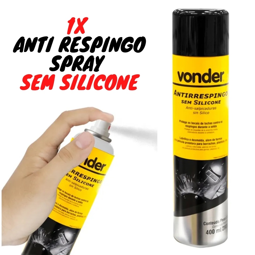 Anti Respingo Spray 280g Sem Silicone - Vonder