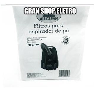 Filtro descartável para Aspirador de pó Electrolux - modelo Berry
