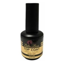 Top Coat Selante Bella Rosa Para Unhas Gel Acrílico Fibra Acrygel Porcelana