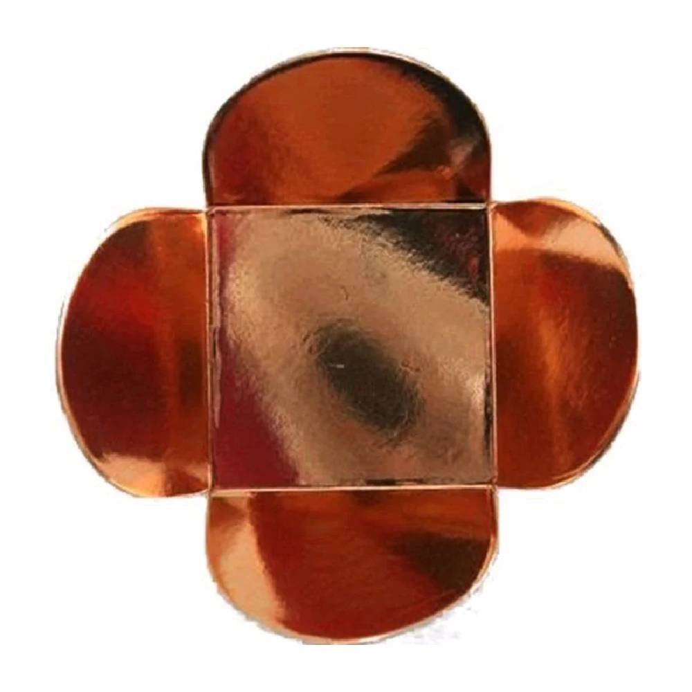 Forminha para Doces 4 Pétalas Bronze - 50 unidades - Assk - Rizzo Embalagens em Oferta na Shopee
