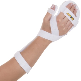 Ortese Tala De PVC Para Punho, Mãos E Dedos Adulto Branco - Artipé