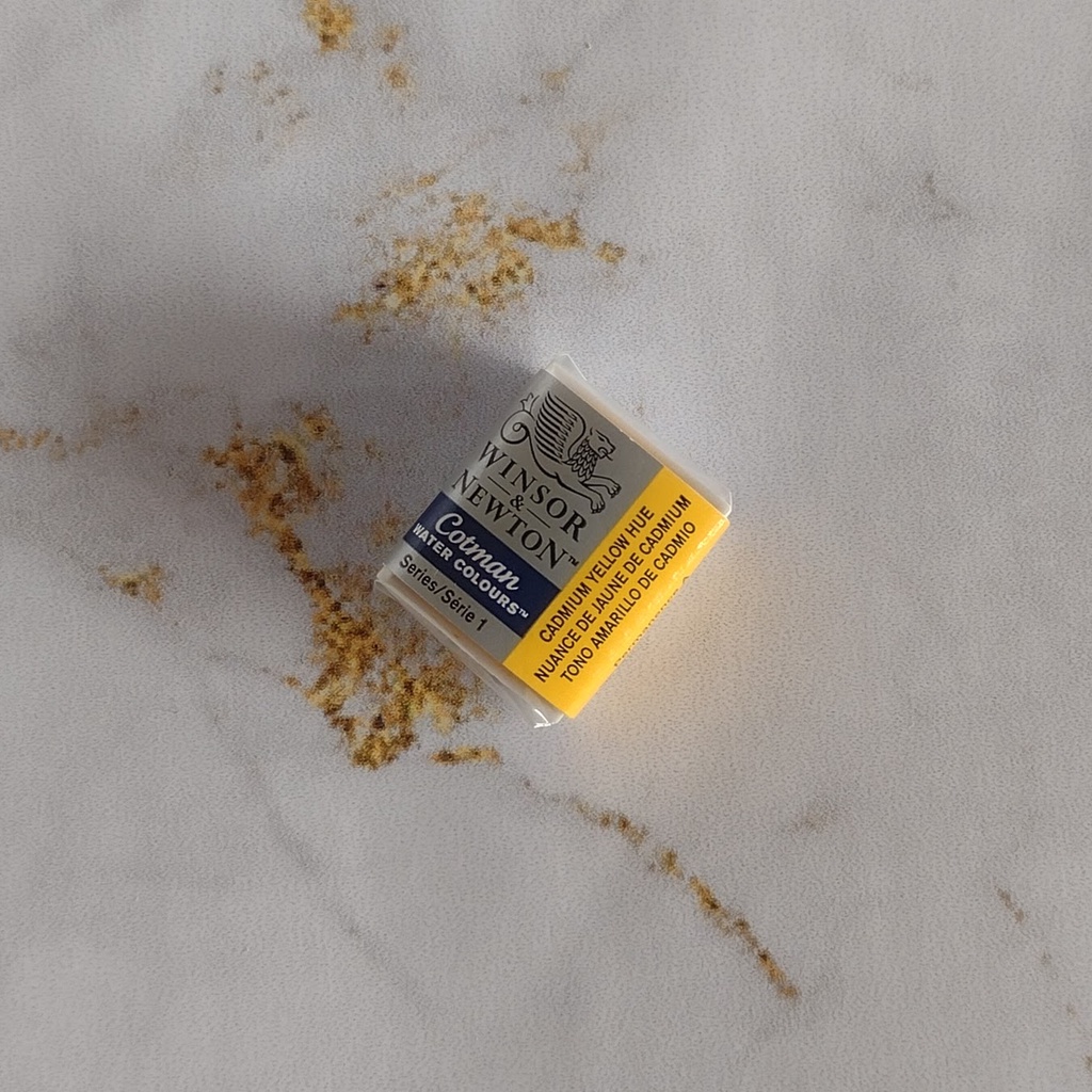 Aquarela Cotman Pastilha 109 Cadmium Yellow Hue - Winsor & Newton