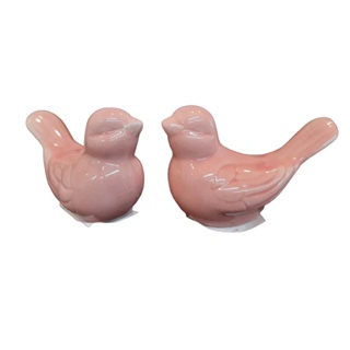 Casal de Passarinho Porcelana Cores  Casamento Batismo em Oferta na Shopee