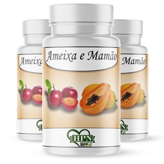Mamão e Ameixa Suplemento Intestinal 180 Cápsulas Limpeza digestiva Antioxidante Puro em Oferta na Shopee