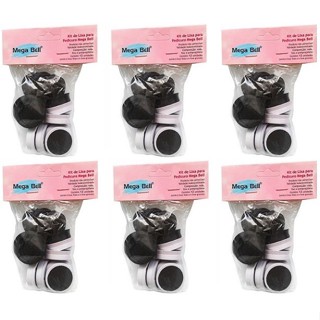 Kit com 6 Pacotes de Lixas Descartáveis para Pedicuro Mega Bell - Total de 72 Lixas em Oferta na Shopee