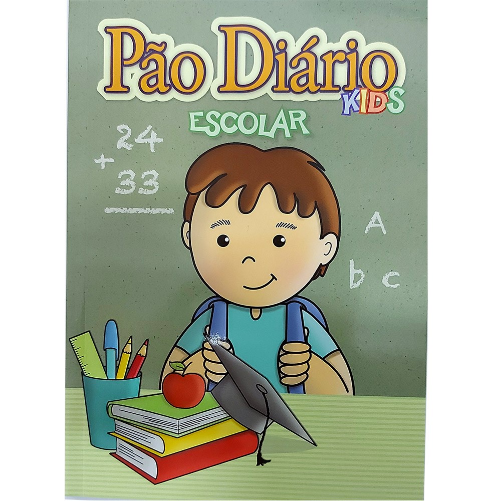 Pão Diário Kids Escolar | Quadro Negro em Oferta na Shopee